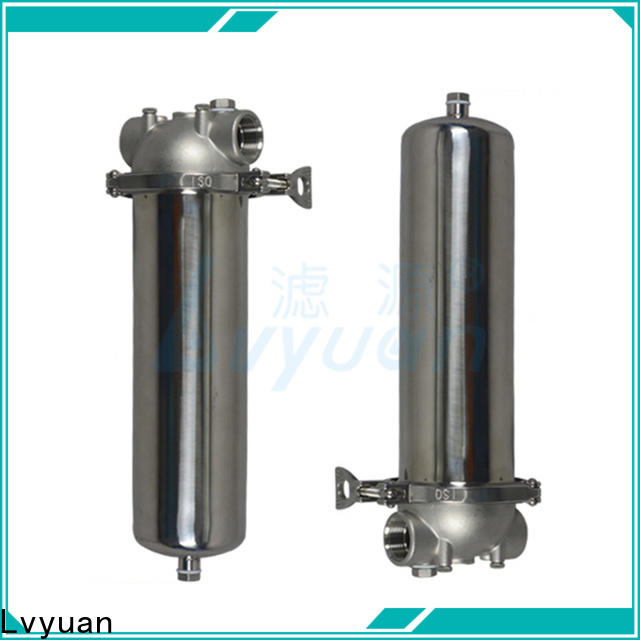 Lvyuan titanium ss bag filter housing manufacturer for food and beverage