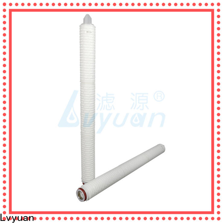 pvdf pleated filter cartridge with stainless steel for sea water desalination
