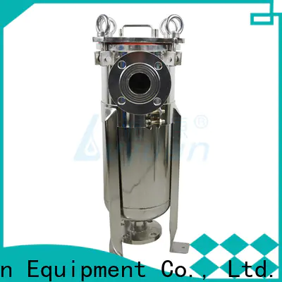 professional stainless water filter housing with fin end cap for industry