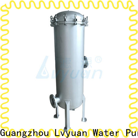 Lvyuan professional ss cartridge filter housing with fin end cap for industry