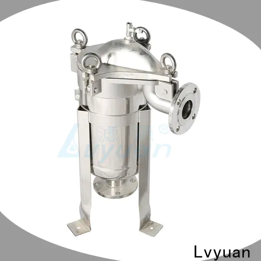 Lvyuan ss filter housing with fin end cap for oil fuel