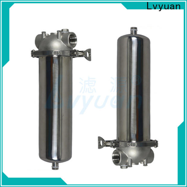 Lvyuan stainless steel cartridge filter housing manufacturer for oil fuel