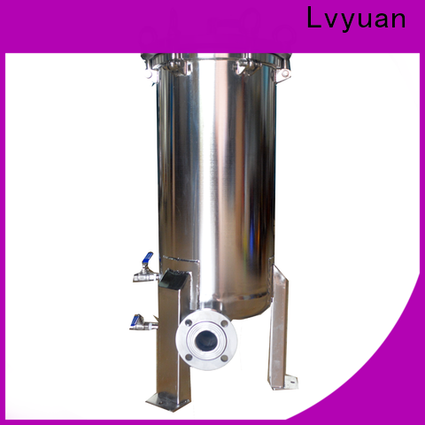 Lvyuan titanium stainless steel filter housing with fin end cap for industry