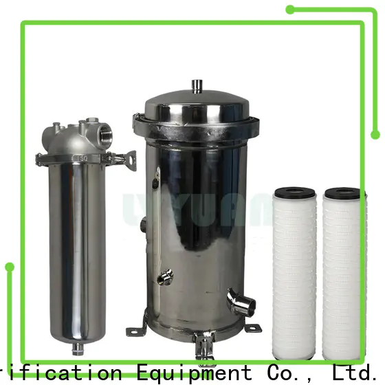 Lvyuan stainless water filter housing with fin end cap for food and beverage