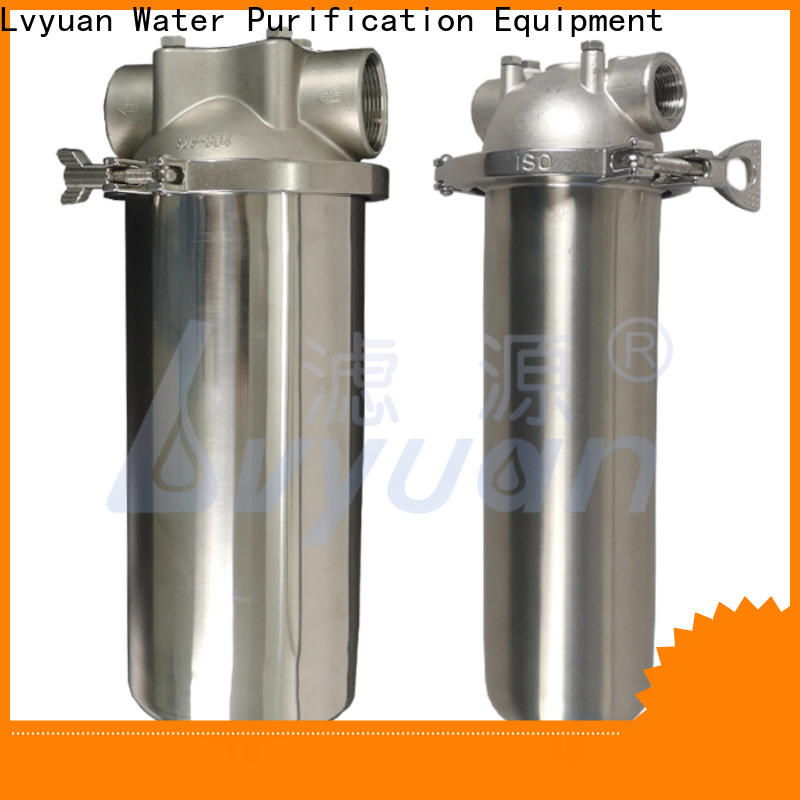 Lvyuan titanium stainless filter housing with core for oil fuel