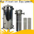 titanium stainless steel filter housing with fin end cap for sea water treatment