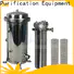 titanium stainless steel filter housing with fin end cap for sea water treatment