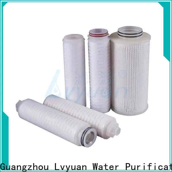 Lvyuan pleated filter element supplier for sea water desalination