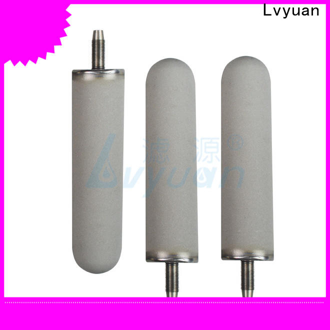 Lvyuan sintered powder ss filter rod for food and beverage