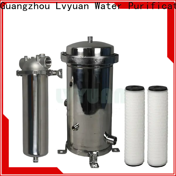 Lvyuan high end stainless steel bag filter housing with core for industry