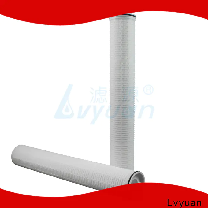 Lvyuan efficient high flow pleated filter cartridge replacement for sea water desalination