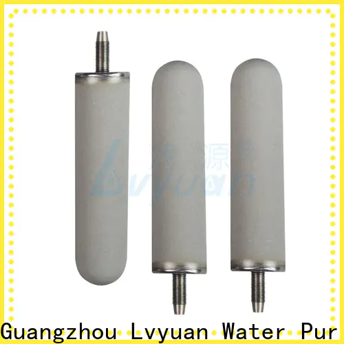 Lvyuan activated carbon sintered carbon water filter supplier for food and beverage
