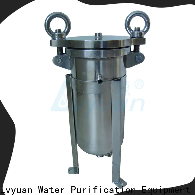 Lvyuan best stainless steel cartridge filter housing with fin end cap for industry