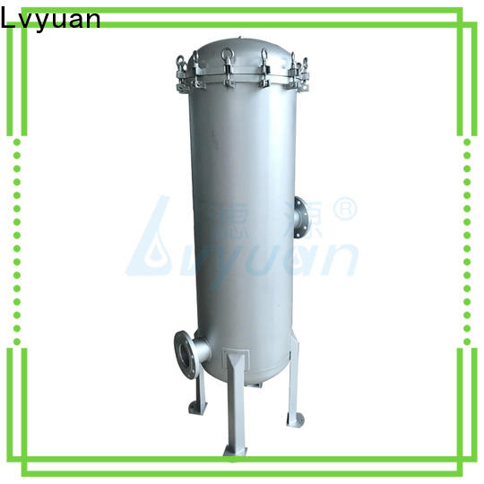 Lvyuan stainless steel bag filter housing rod for sea water treatment