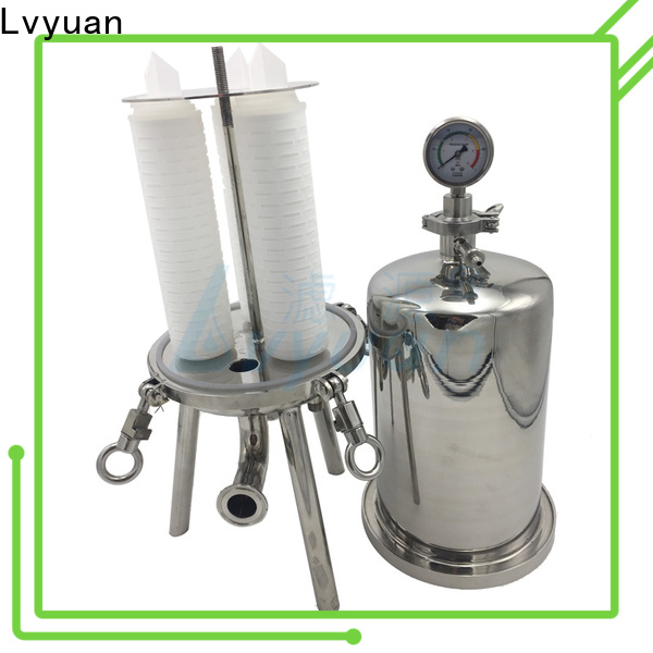 efficient stainless steel bag filter housing with core for sea water treatment