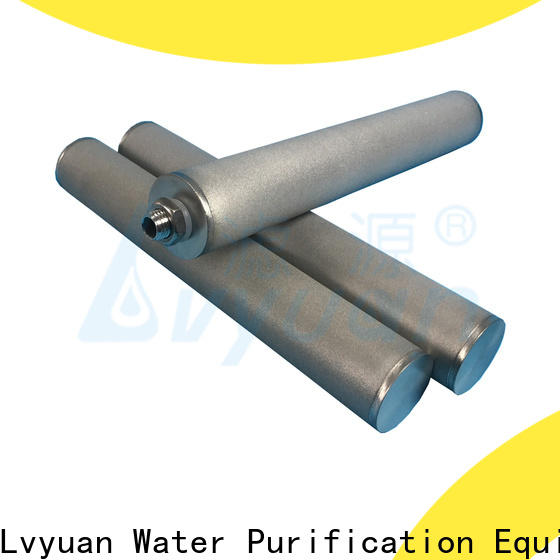 Lvyuan block sintered carbon water filter manufacturer for industry