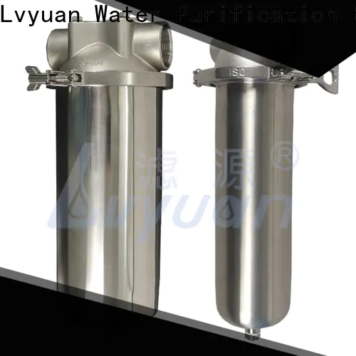 Lvyuan efficient stainless water filter housing rod for sea water treatment