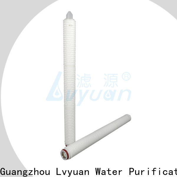 Lvyuan pvdf pleated filter element supplier for food and beverage