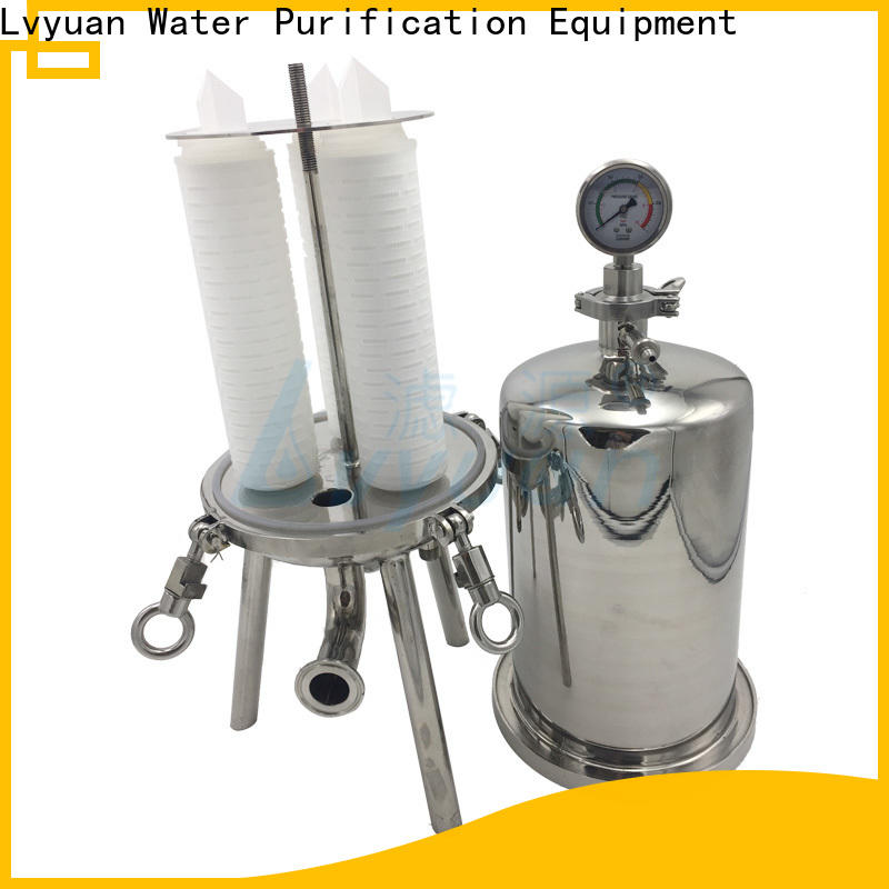 Lvyuan high end stainless steel filter housing manufacturers manufacturer for oil fuel