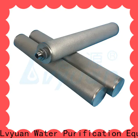 activated carbon sintered metal filters suppliers rod for food and beverage