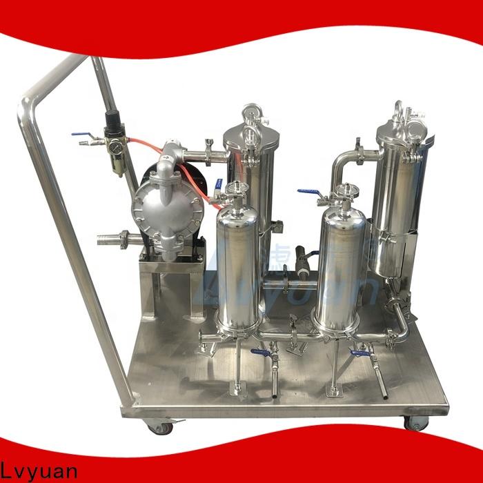 professional stainless steel filter housing with core for food and beverage