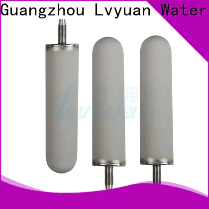 Lvyuan porous sintered plastic filter supplier for sea water desalination