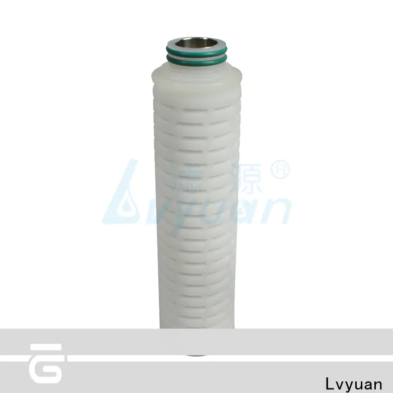 Lvyuan pleated filter cartridge suppliers replacement for industry
