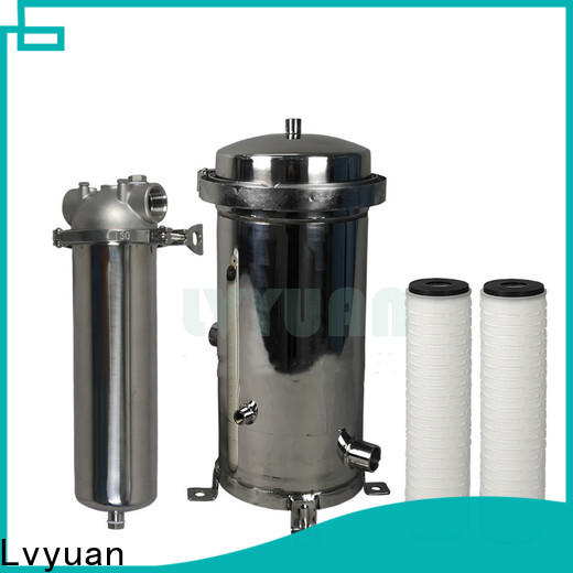 Lvyuan stainless steel filter housing manufacturers with core for sea water treatment