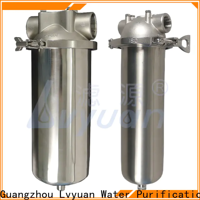 Lvyuan porous stainless water filter housing housing for sea water desalination