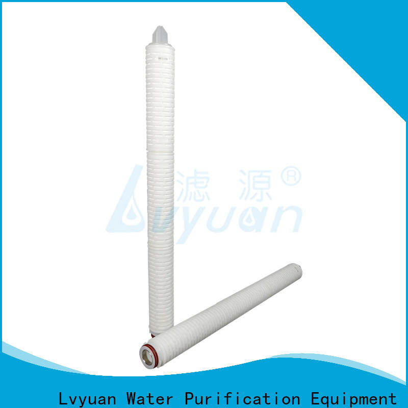 Lvyuan nylon pleated filter element with stainless steel for diagnostics