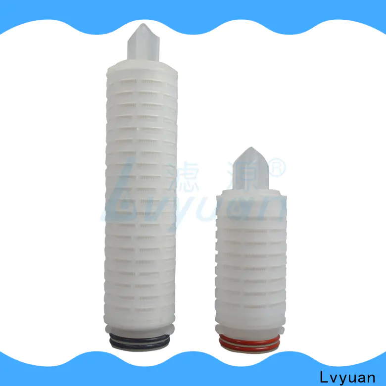 Lvyuan pleated filter cartridge suppliers replacement for sea water desalination