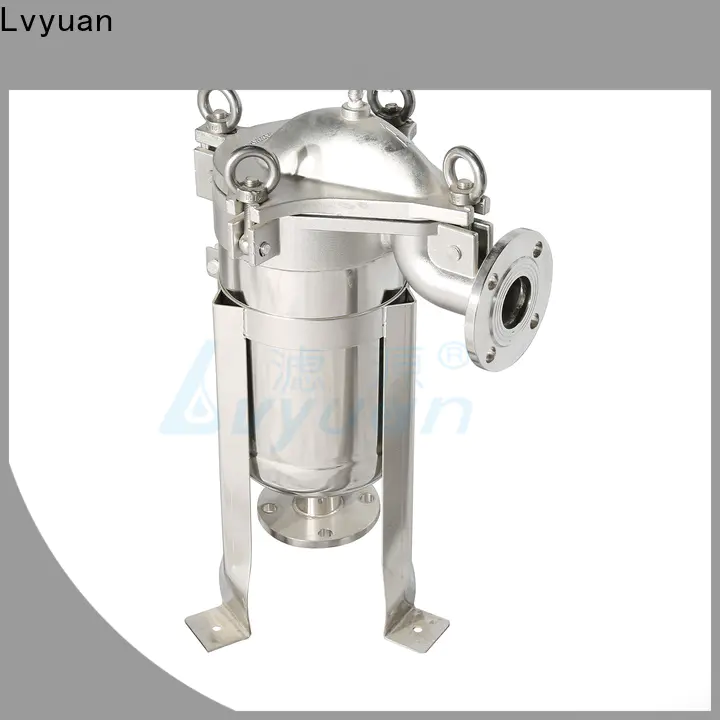 professional stainless steel cartridge filter housing with core for oil fuel