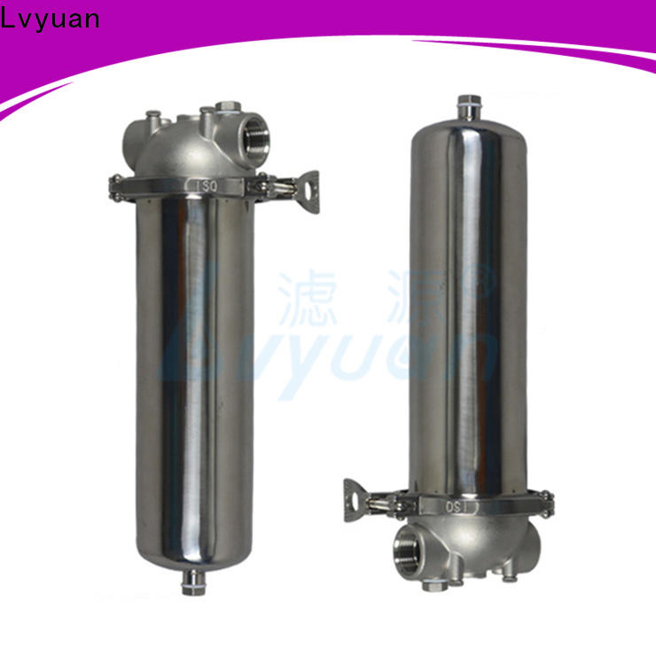 Lvyuan professional ss cartridge filter housing with core for food and beverage