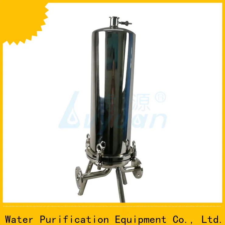 Lvyuan stainless steel bag filter housing with fin end cap for sea water desalination