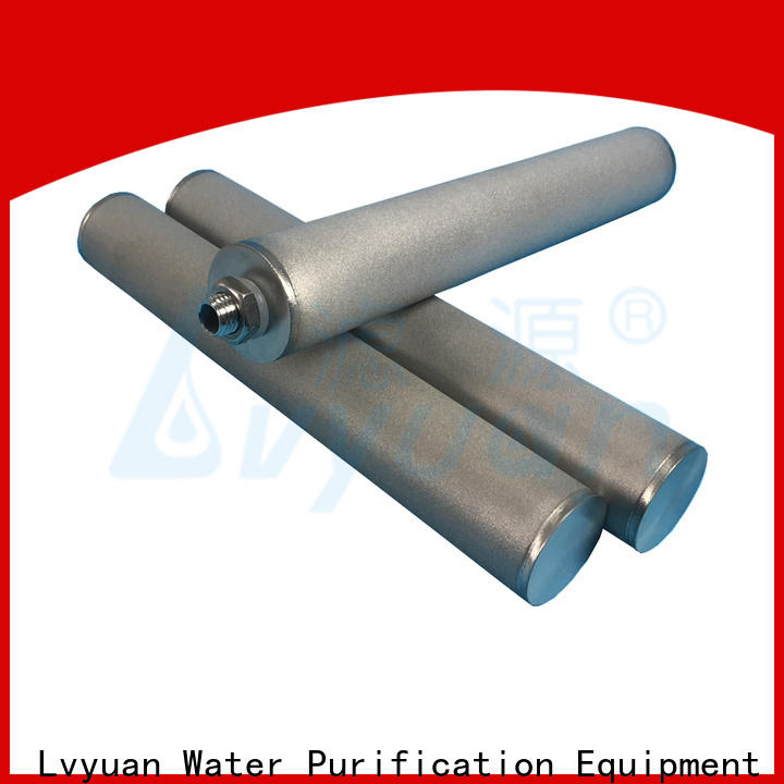 Lvyuan activated carbon sintered powder metal filter supplier for food and beverage