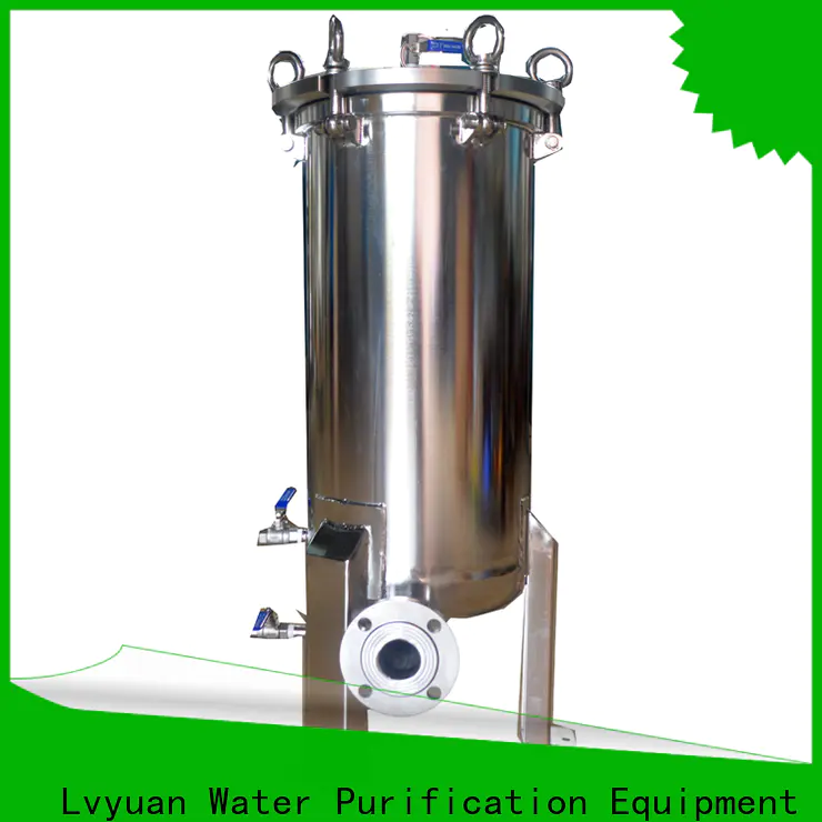 high end stainless steel filter housing with core for food and beverage