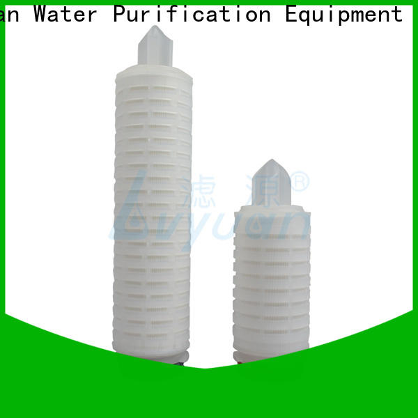 water pleated filter element supplier for liquids sterile filtration