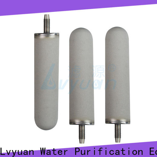 Lvyuan sintered carbon water filter supplier for sea water desalination