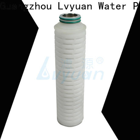 pvdf pleated filter with stainless steel for organic solvents