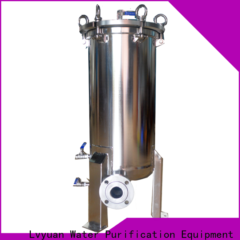 Lvyuan best ss cartridge filter housing with core for food and beverage