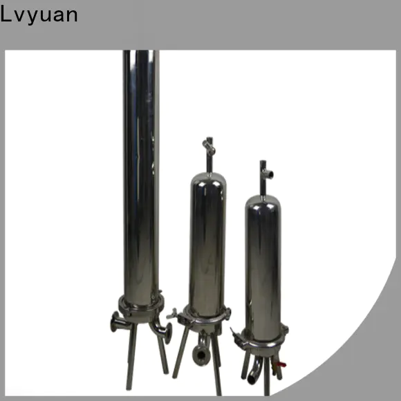Lvyuan titanium stainless steel water filter housing manufacturer for oil fuel