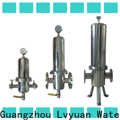 Lvyuan high end stainless steel cartridge filter housing housing for oil fuel