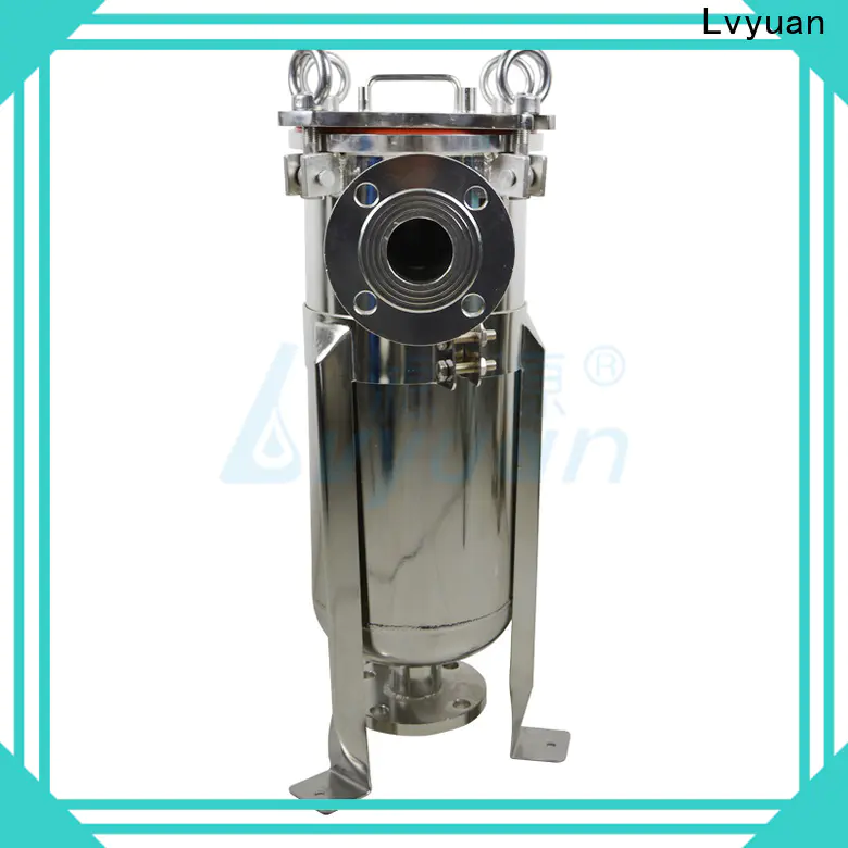 professional stainless steel bag filter housing with core for sea water desalination