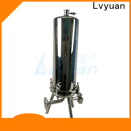 Lvyuan titanium stainless steel bag filter housing with core for sea water treatment