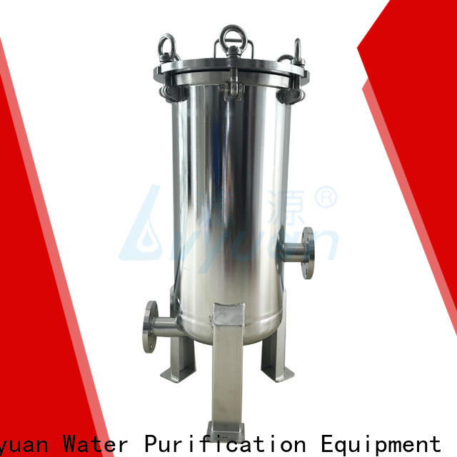Lvyuan stainless water filter housing with fin end cap for oil fuel