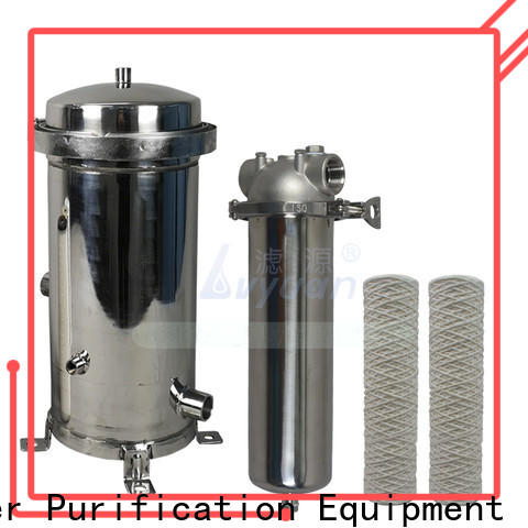professional stainless steel bag filter housing with fin end cap for food and beverage