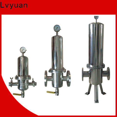 Lvyuan efficient stainless filter housing with fin end cap for industry