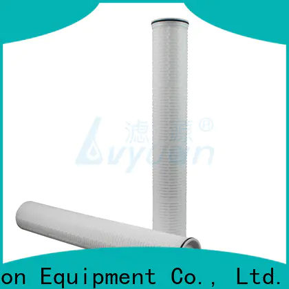 Lvyuan best high flow pleated filter cartridge manufacturer for industry