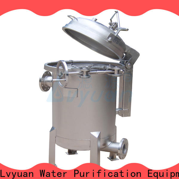 Lvyuan professional ss filter housing manufacturers with fin end cap for sea water desalination