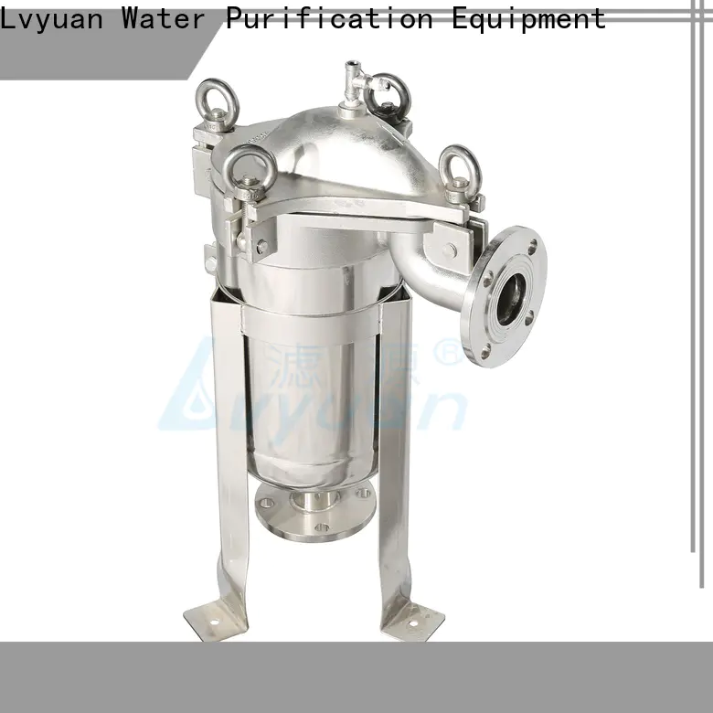 Lvyuan high end stainless steel cartridge filter housing with core for sea water desalination